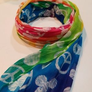 Rainbow Disney Mickey Mouse scarf
